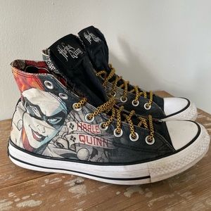 Harley Quinn Converse Sneakers (Women’s Size 9 or Men’s Size 7)